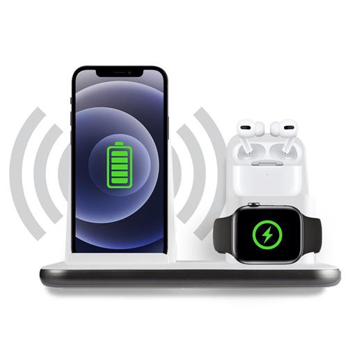 Qi-Charger 3in1 Wireless Charging base per Apple - Shoppa